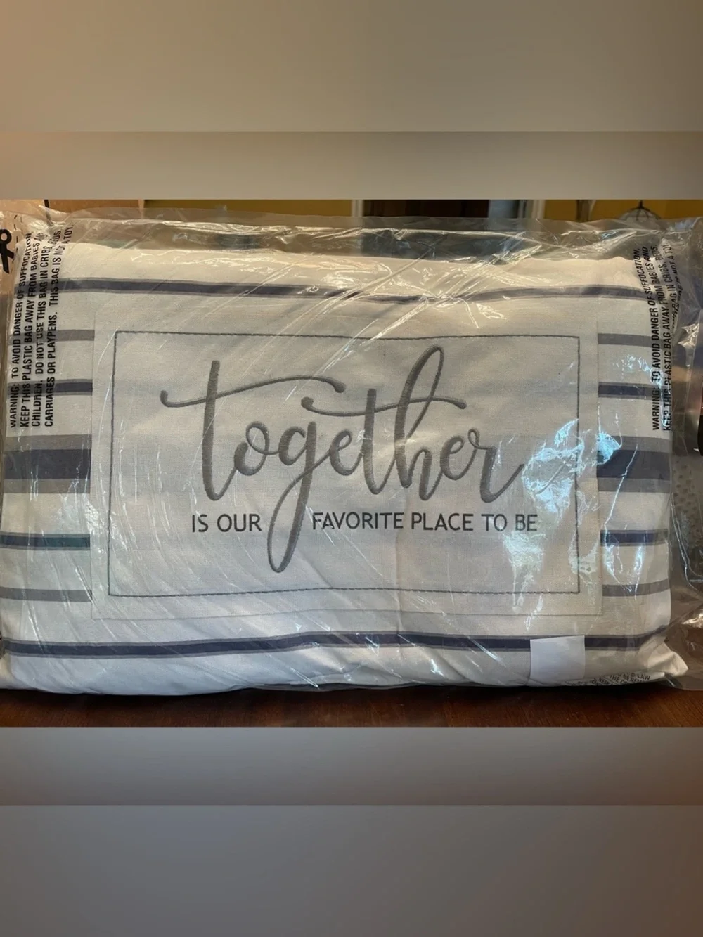 NWT Comfort Bay Throw Pillow